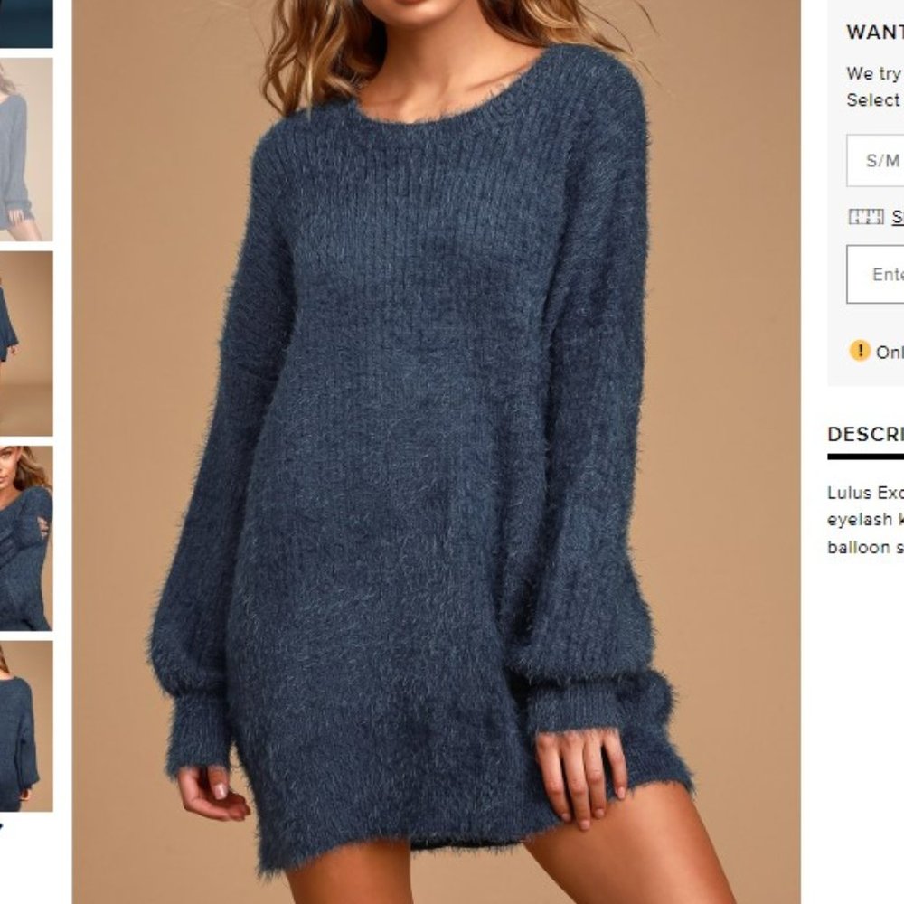 Lulu's Slater Sweater Dress - S/M